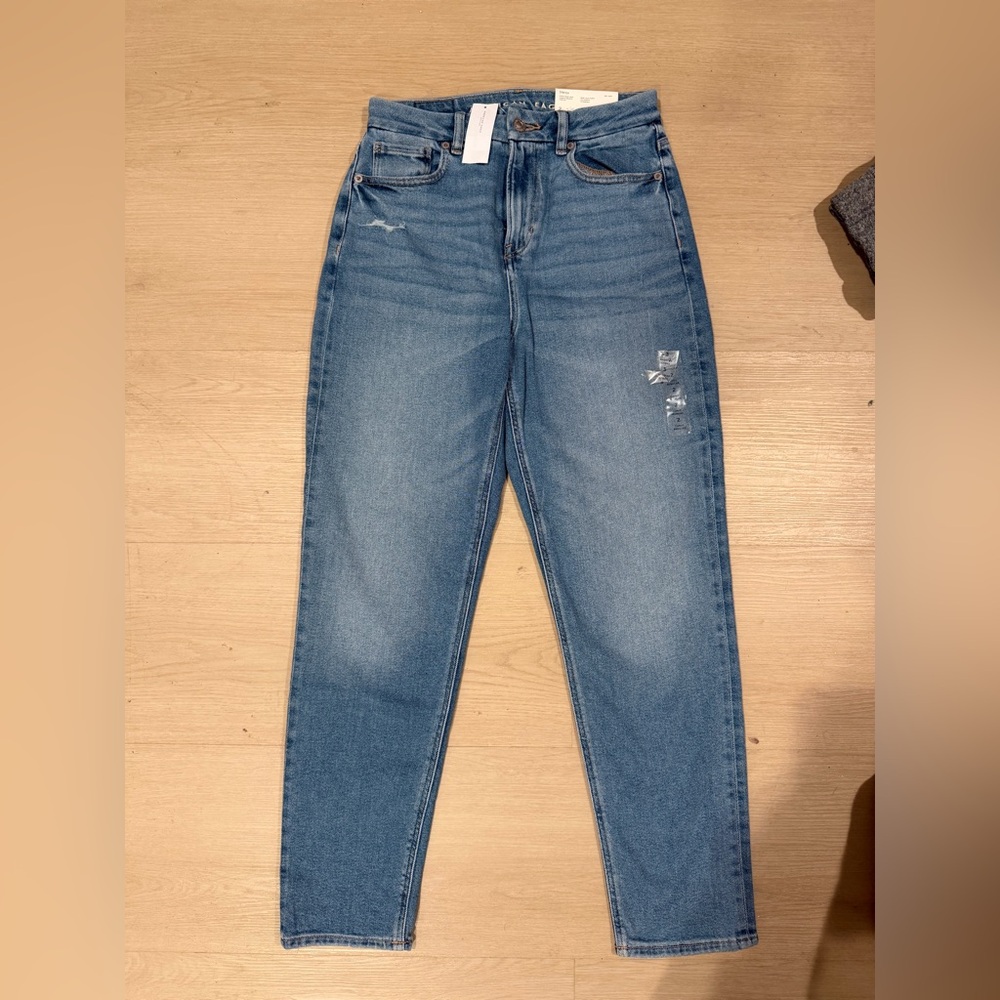 American eagle size 2 curvy mom jeans
